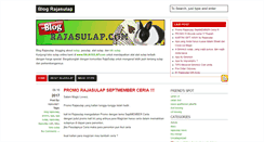 Desktop Screenshot of blog.rajasulap.com